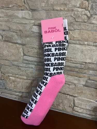 Customer photo review of Calza Epifania Pink Babol