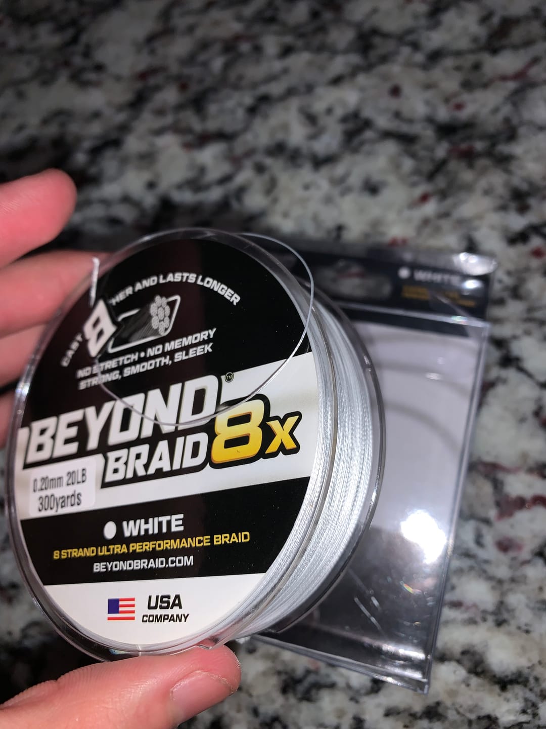 Customer photo review of White 8X- Ultra Performance 8 Strand
