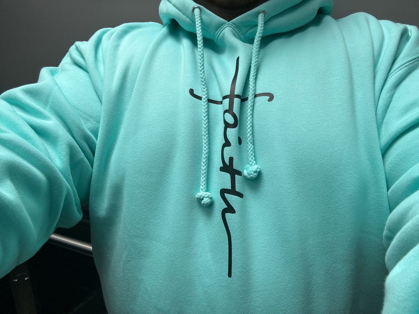 Customer photo review of Premium Heavyweight Covert Hoodie
