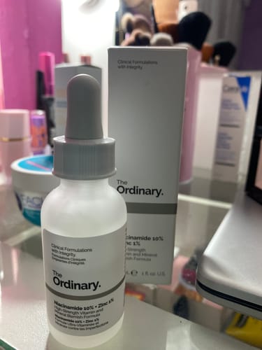 Customer photo review of Niacinamide 10% + Zinc 1% Oil Control Serum