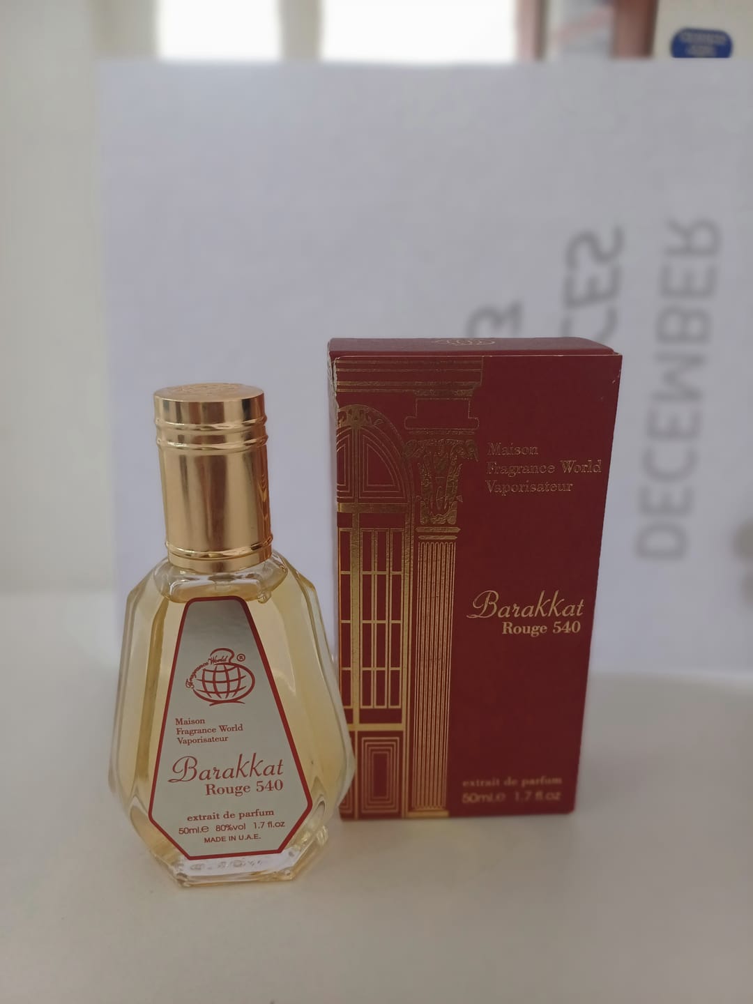 Customer photo review of Barakkat Rouge 540 Extrait edp 50ml