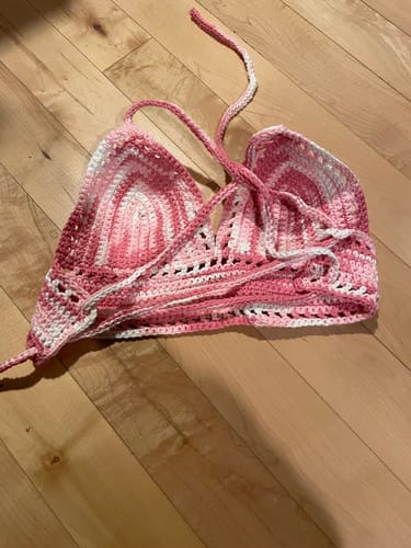 Customer photo review of Lilly Top Crochet Pattern