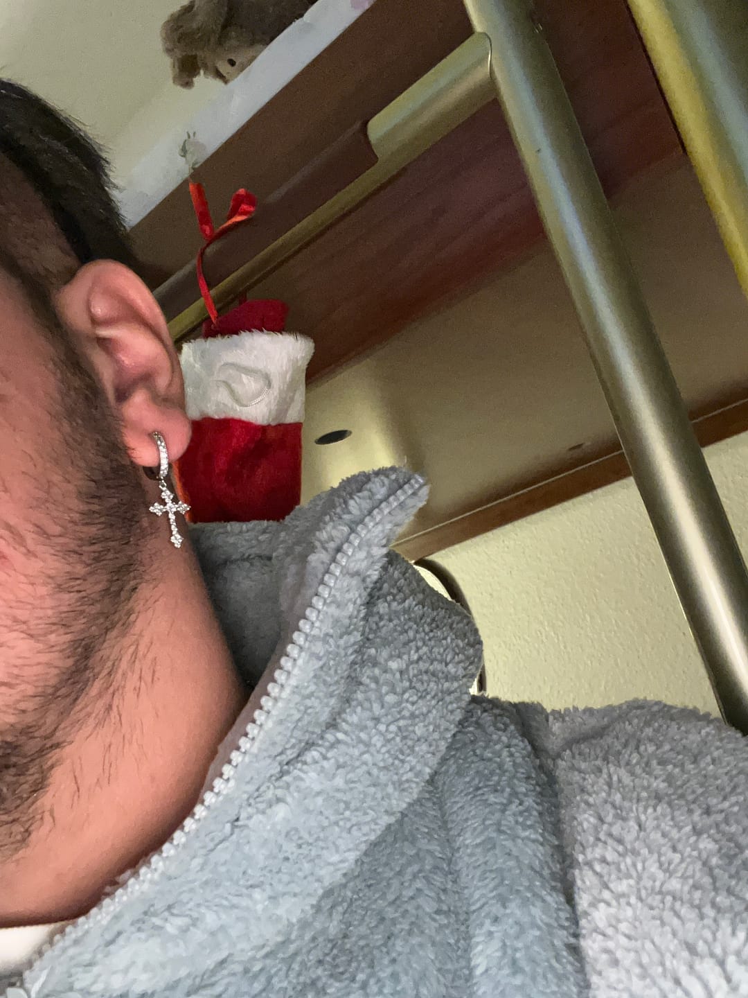 Customer photo review of FAITH EARRINGS. - WHITE GOLD