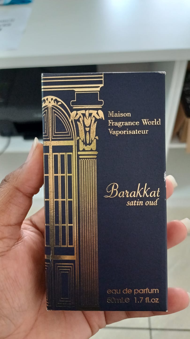 Customer photo review of Barakkat satin oud Eau De Parfum 50ml