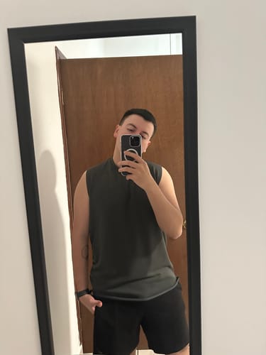 Customer photo review of Training Muscle CutOff - Gray