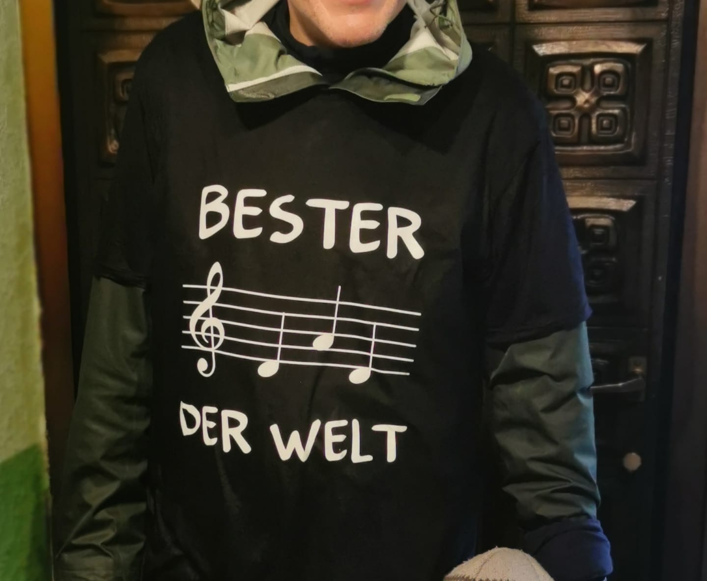 Customer photo review of Bester Dad der Welt – Premium Bio T-Shirt