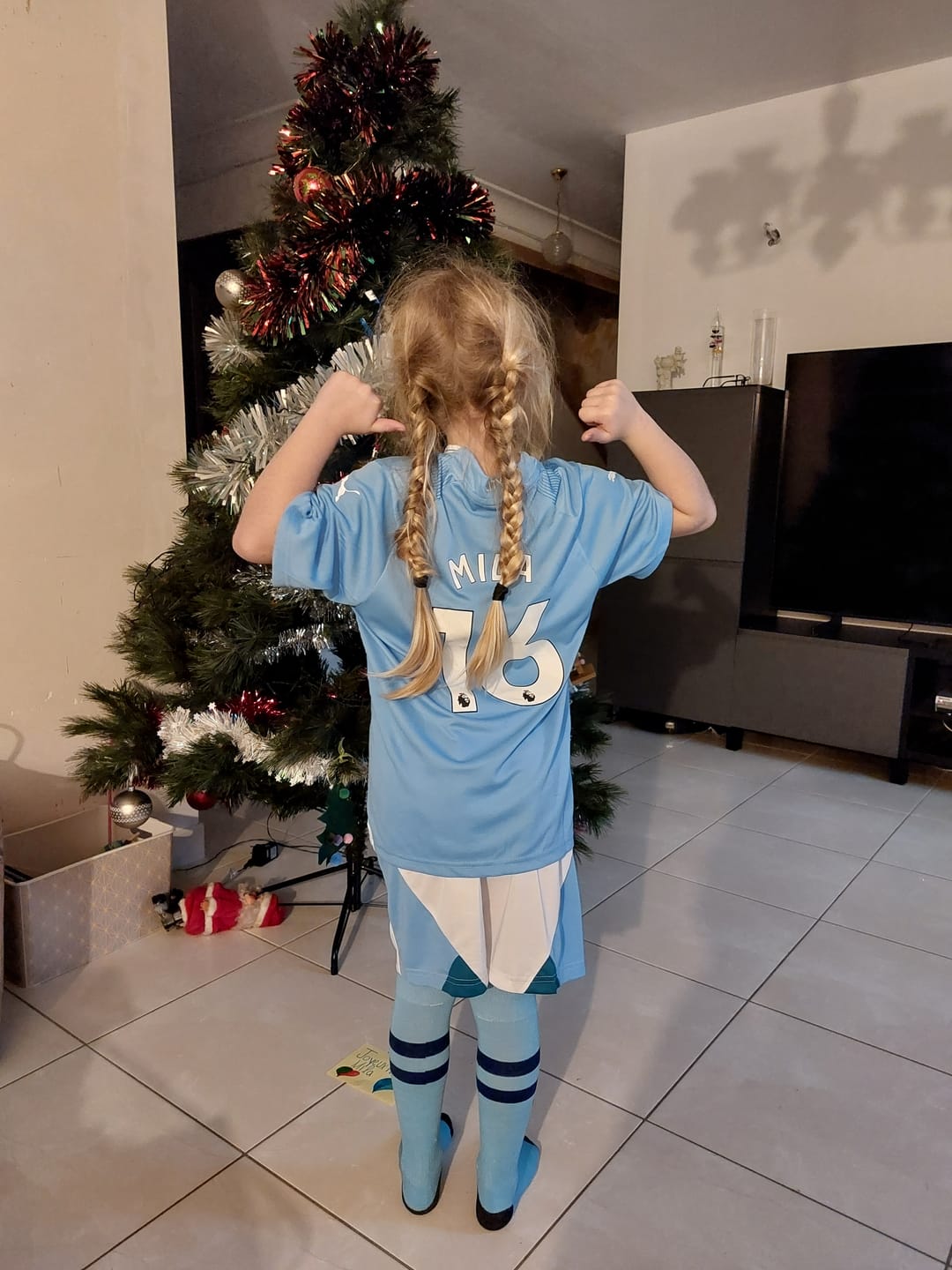 Customer photo review of Kit Domicile Manchester City 23/24 - Enfant