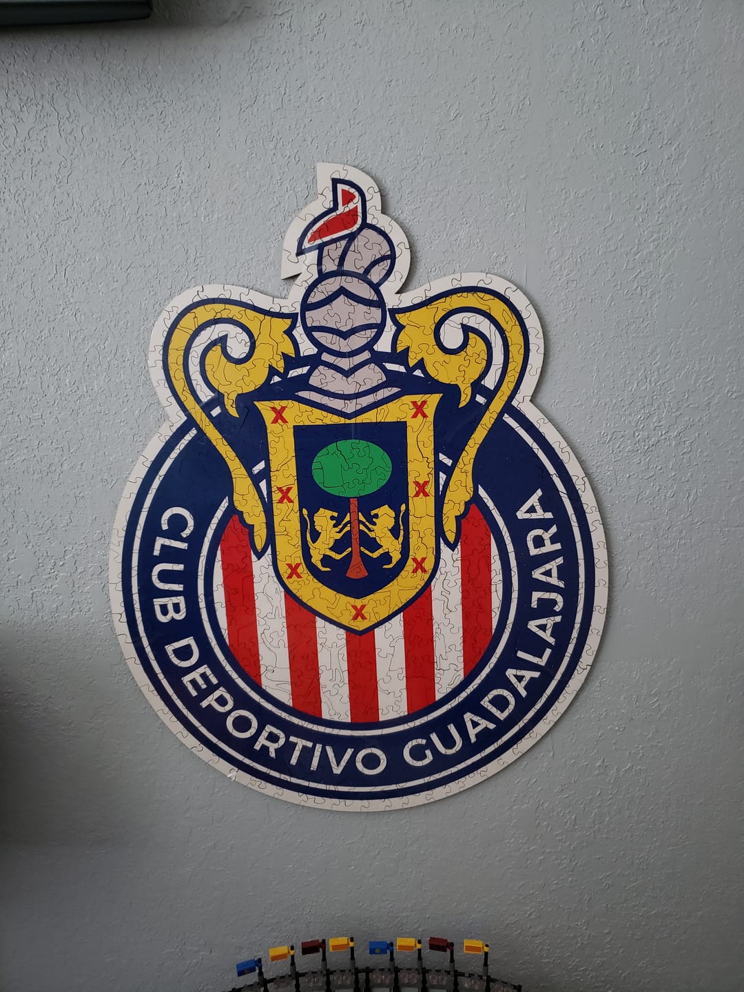 Customer photo review of Chivas Guadalajara® Logo - Wooden Puzzle