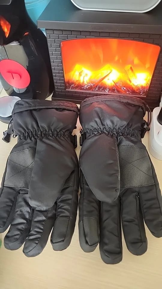 Customer photo review of Heated Riding Gloves