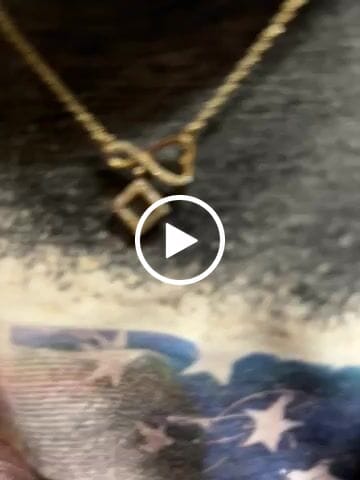 Customer video review of 14k Solid Gold Eternal Love Necklace