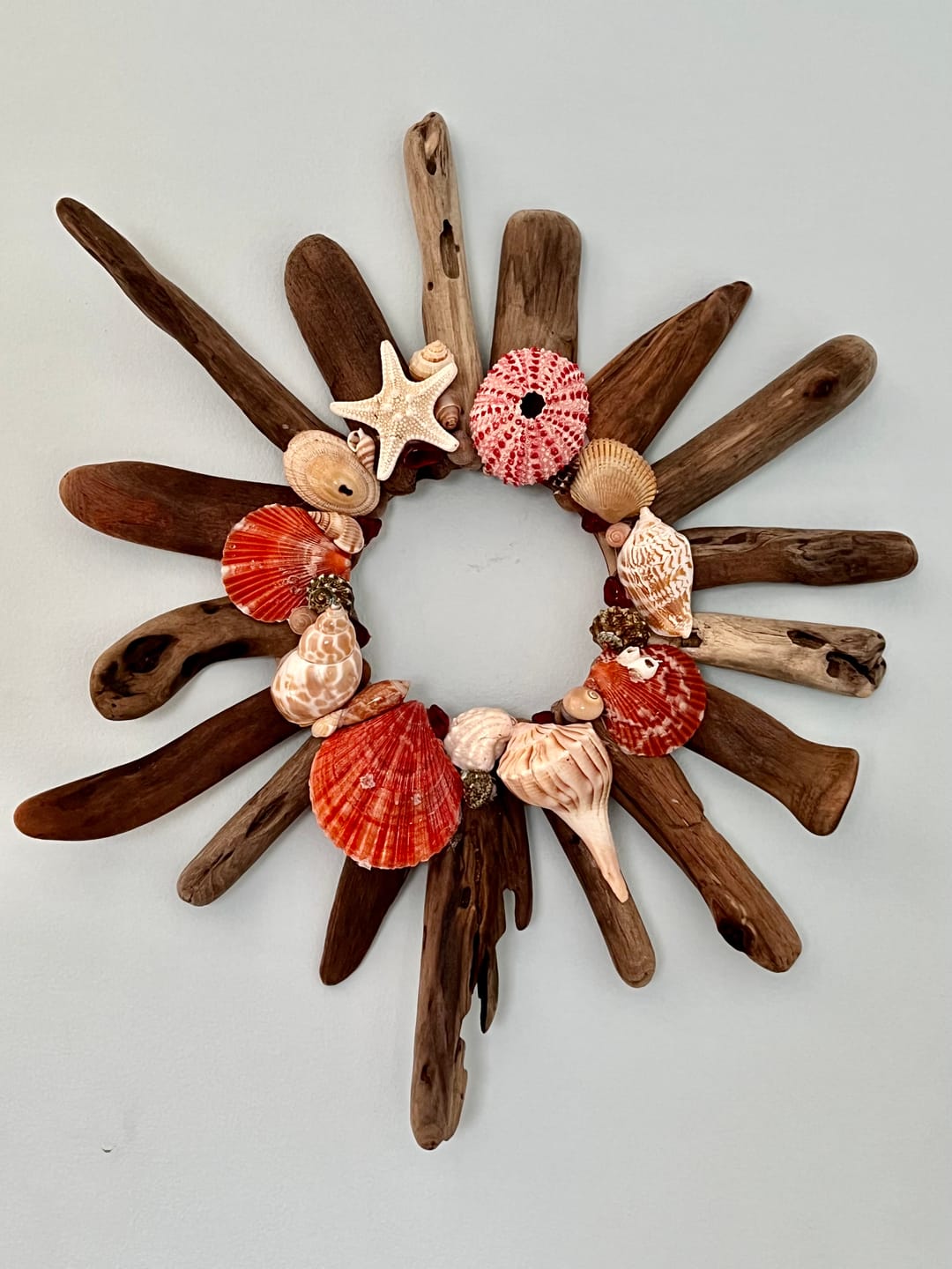 Customer photo review of Unfinished Wood Wreath Blank Shape | Craft Cutout | up to 36" DIY
