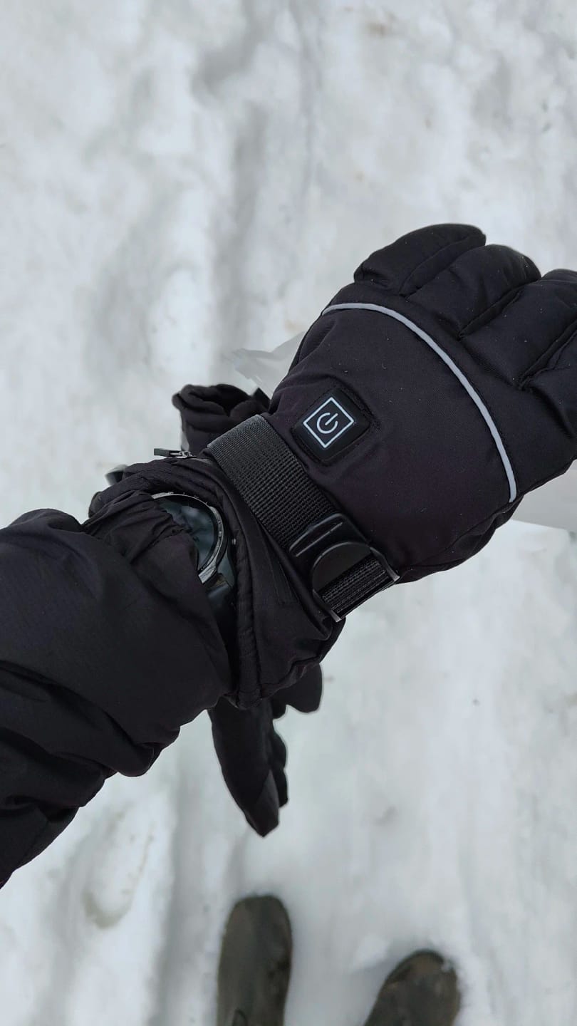Customer photo review of Heated Riding Gloves
