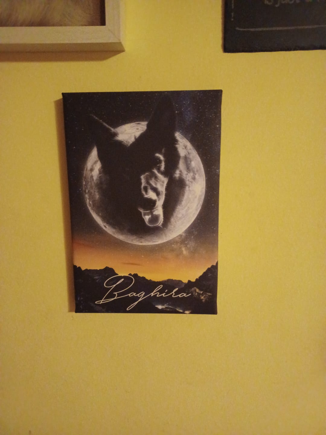 Customer photo review of Personalisiertes Portrait - Mond Stil