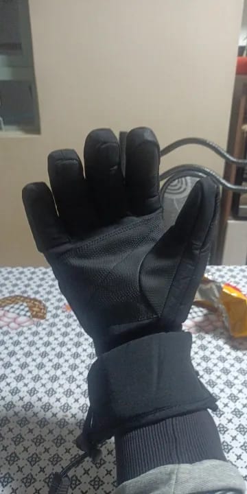 Customer photo review of Heated Riding Gloves