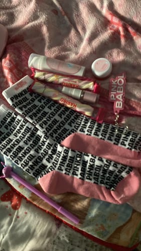 Customer photo review of Calza Epifania Pink Babol