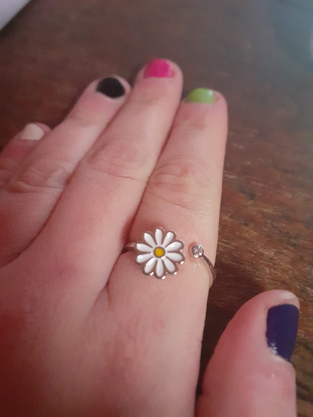 Customer photo review of Bague d'Anxiété Ajustable - DAISY