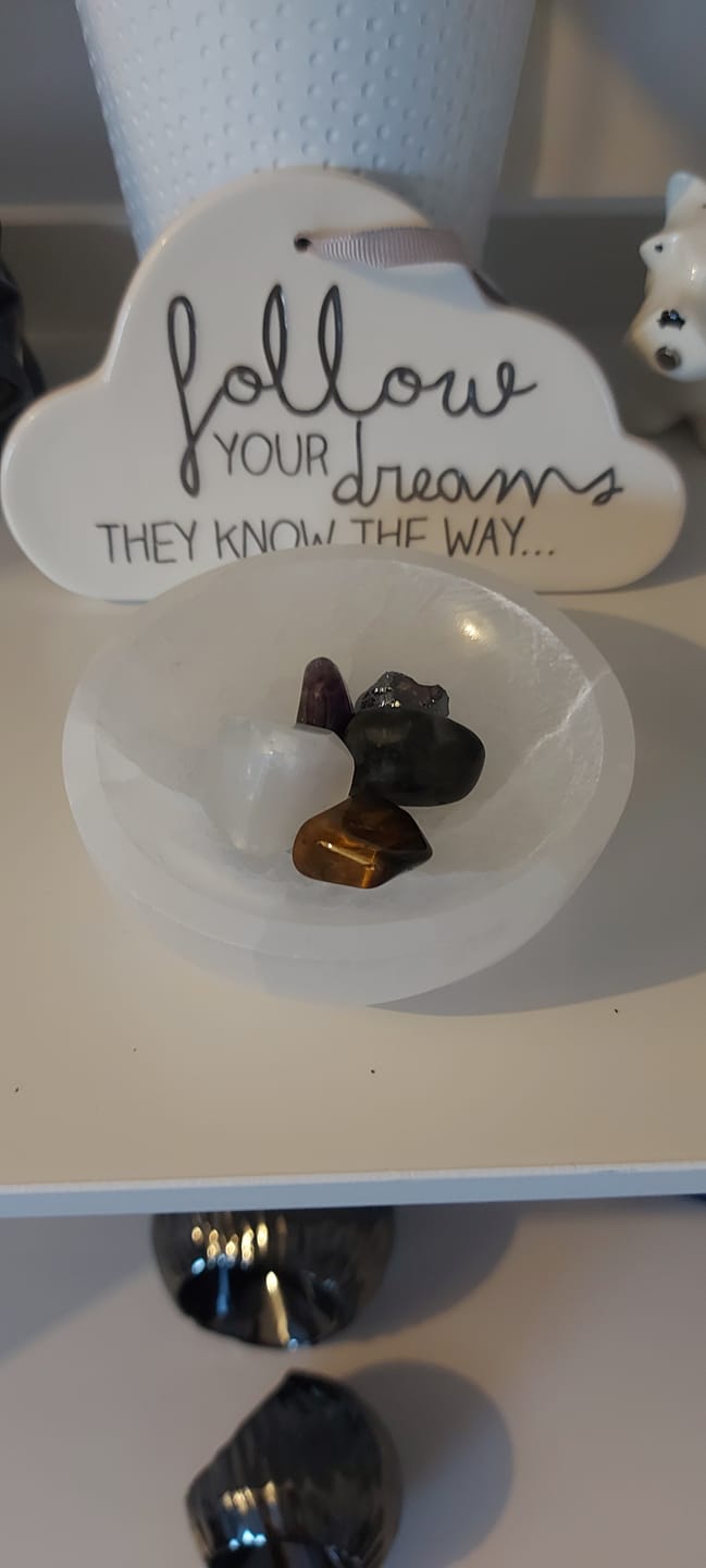 Customer photo review of Selenite - Bowl