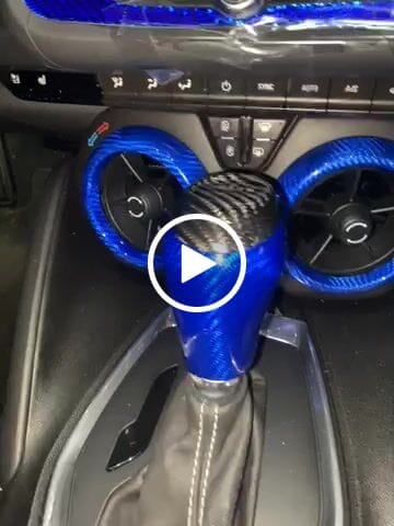 Customer video review of 2016-2024 Camaro Carbon Fiber Center Console AC Vent Covers