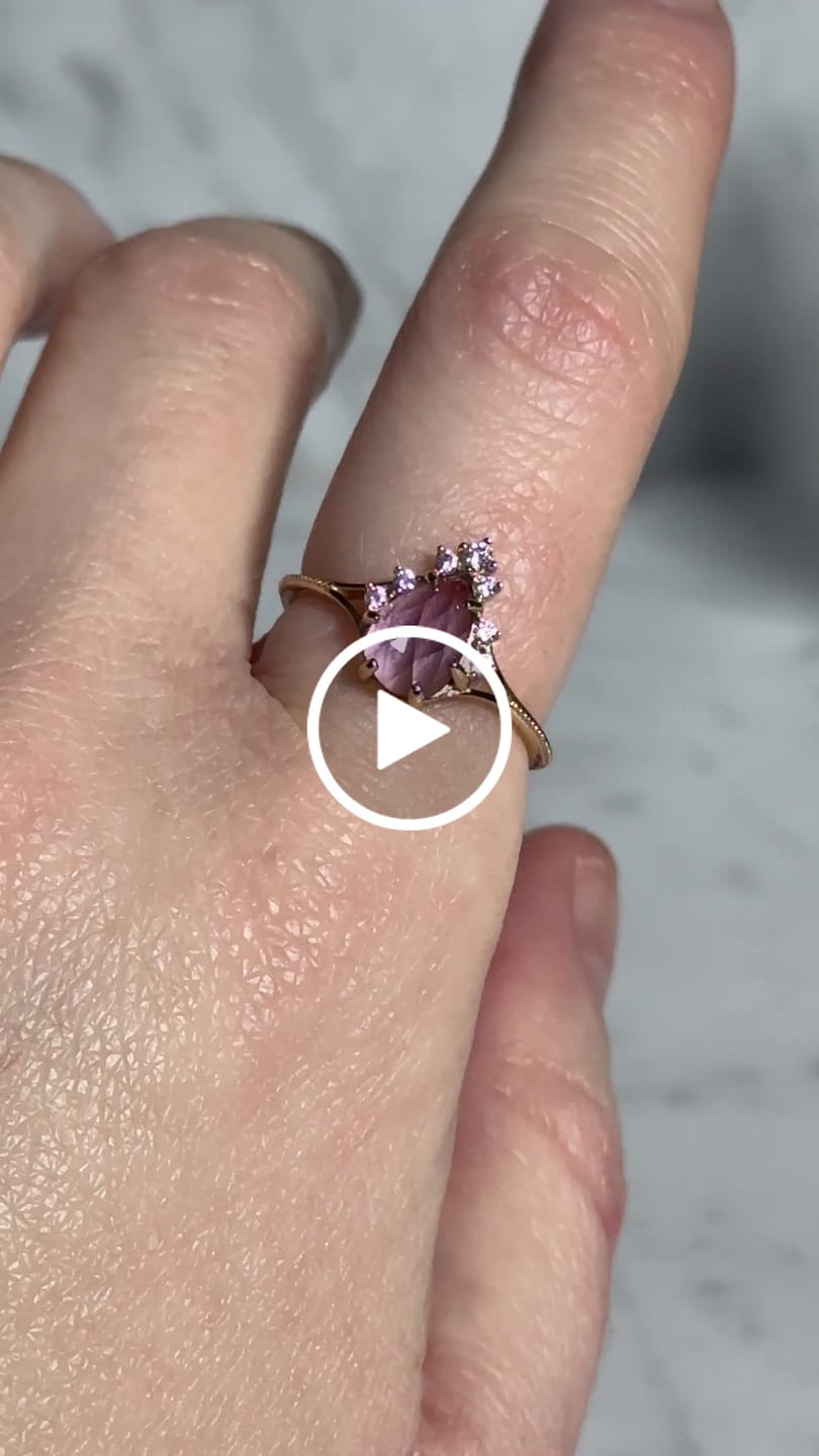 Customer video review of Bague "Prestige" en Améthyste