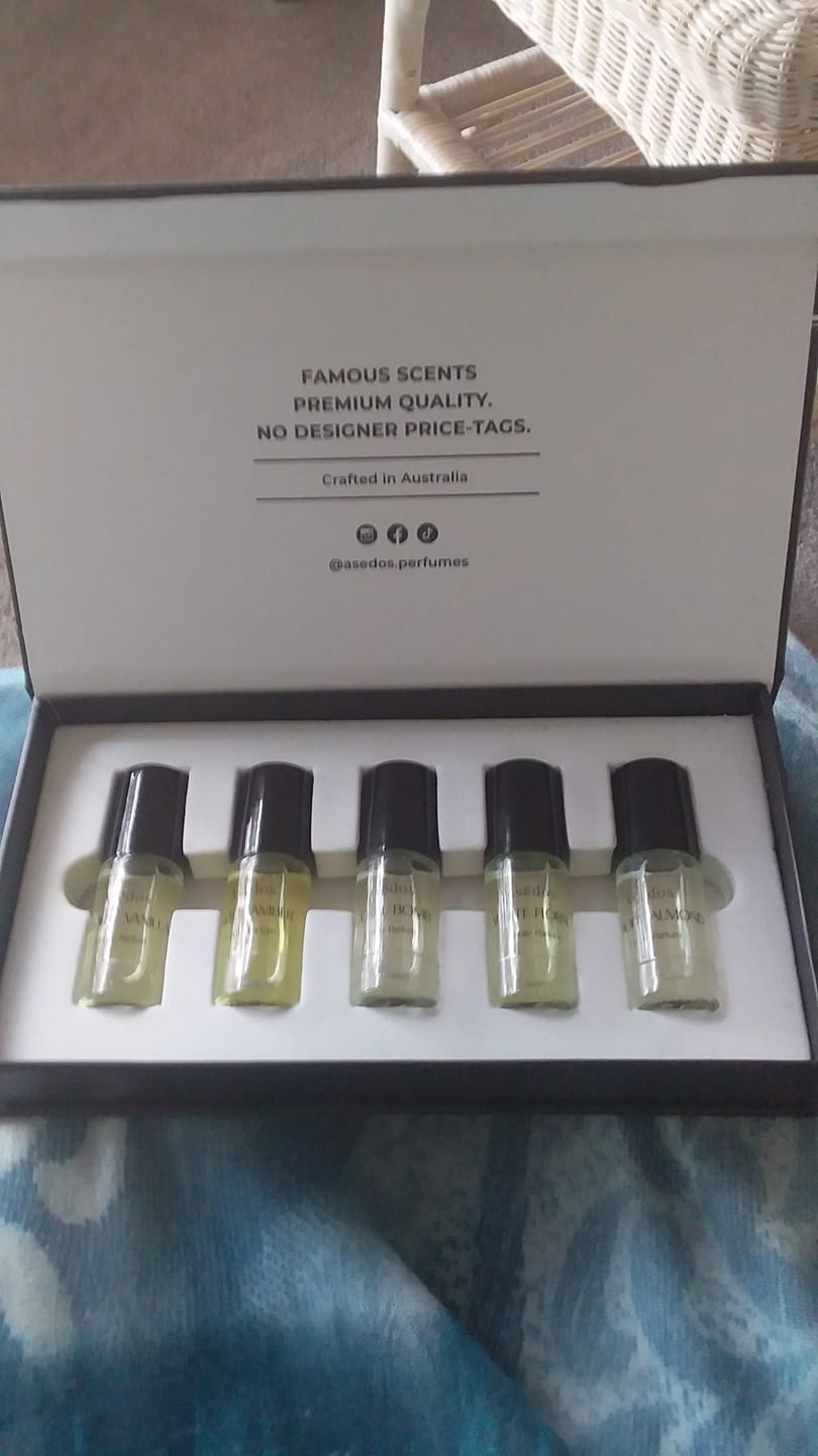 Customer photo review of Asēdos Perfume Oil Collection - Sweet