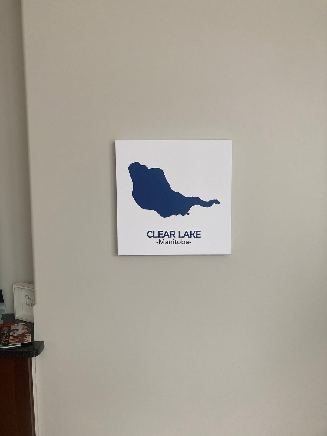 Customer photo review of Custom Lake Square Canvas