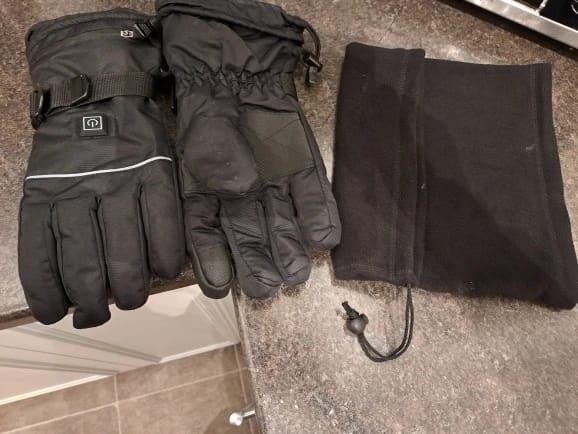 Customer photo review of Heated Riding Gloves