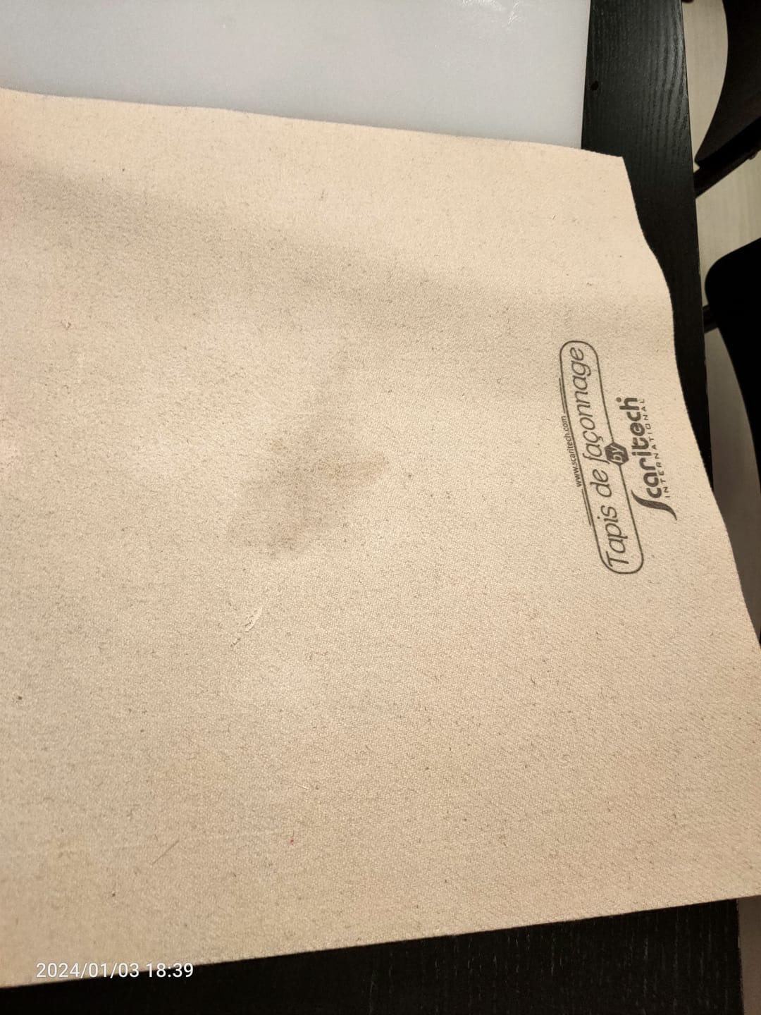 Customer photo review of Tapis façonnage siliconné