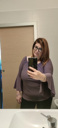 Customer photo review of Maglia manica lunga maniche a campana