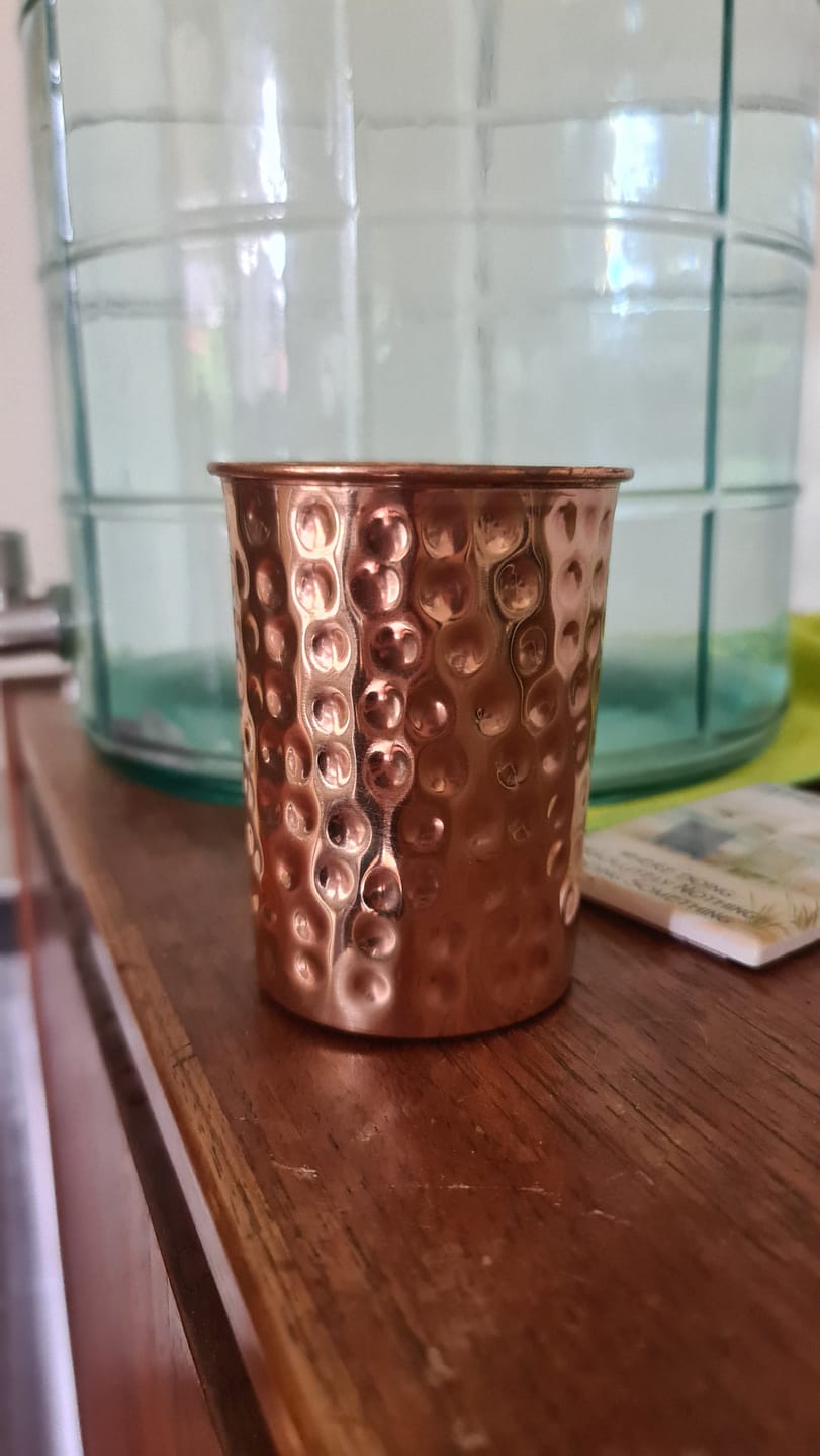 Customer photo review of Premium Pure Copper Cups / Tumblers
