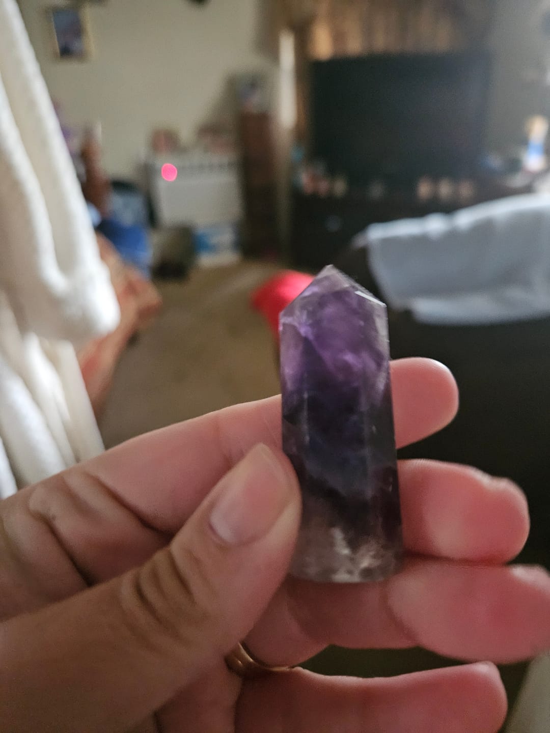 Customer photo review of Fluorite Crystal Point