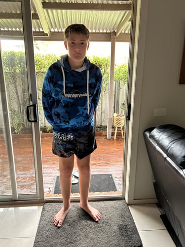 Customer photo review of 🔥NEW🔥 Aus Flag Footy Shorts - WITH POCKETS
