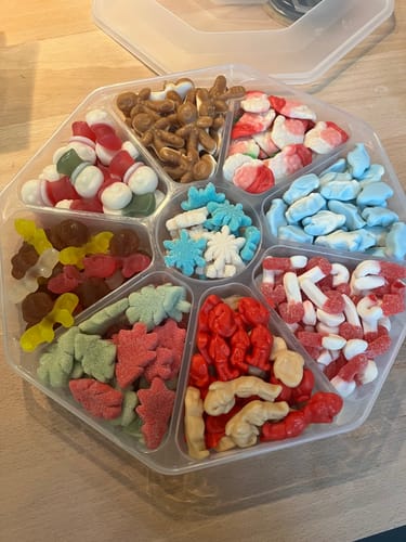 Customer photo review of Christmas Candy Platter