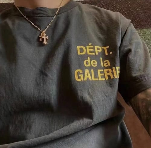 Customer photo review of GALLERY DEPT. French Logo-Print Cotton-Jersey T-Shirts