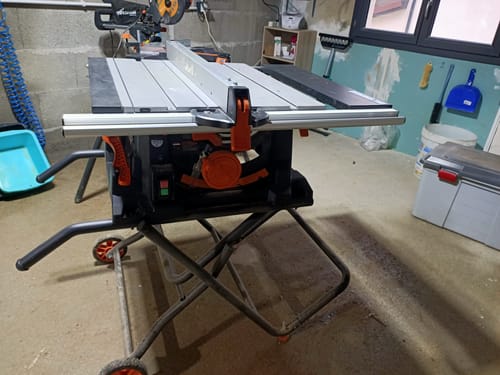 Customer photo review of Scie sur table 255mm Evolution RAGE5-S avec Lame multi-matériaux TCT