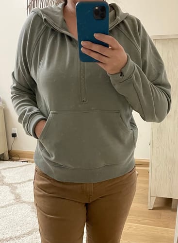 Customer photo review of Thread & Supply Ultra Soft Hoodie (Dusty Brick)