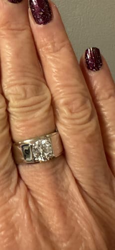Customer photo review of Solitaire 1.25ct CZ Ring in Sterling Silver