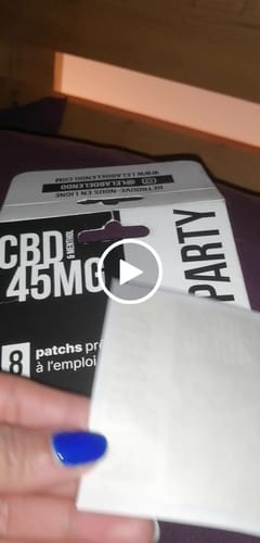 Customer video review of Patchs CBD - 55MG