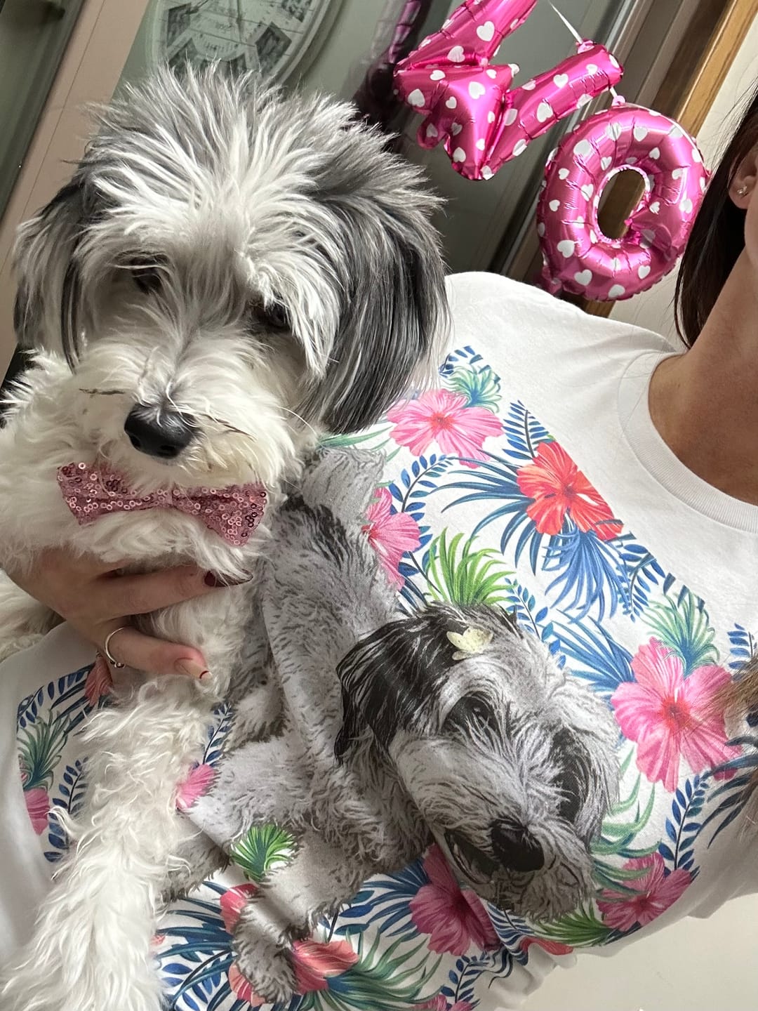 Customer photo review of Custom Pet Art Women's Crew