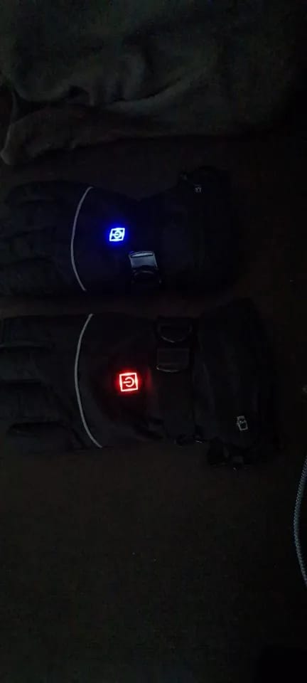 Customer photo review of Heated Riding Gloves