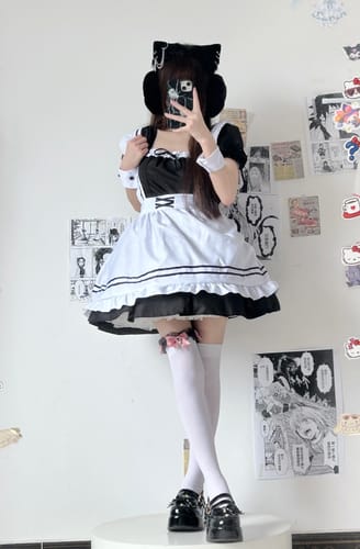 Customer photo review of Cute Sweetheart Lolita Maid Suit SS2997