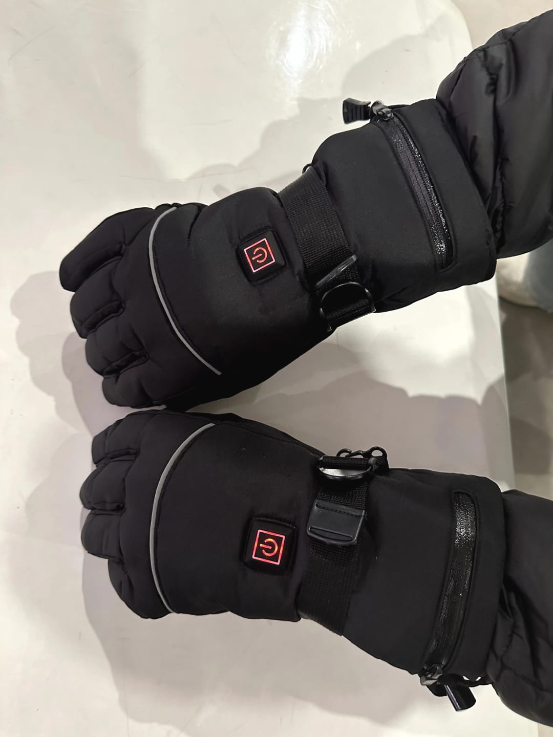 Customer photo review of Heated Riding Gloves