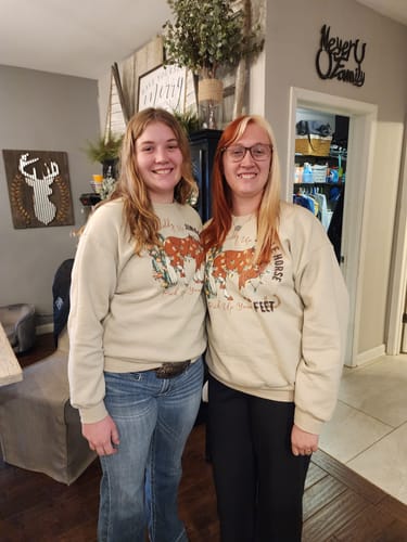 Customer photo review of JINGLE HORSE DTF Transfer