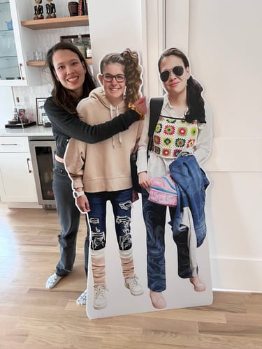 Customer photo review of Custom Life Size Coroplast Cutouts