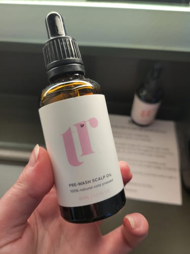 Customer photo review of Pre-Wash Scalp Oil by TR