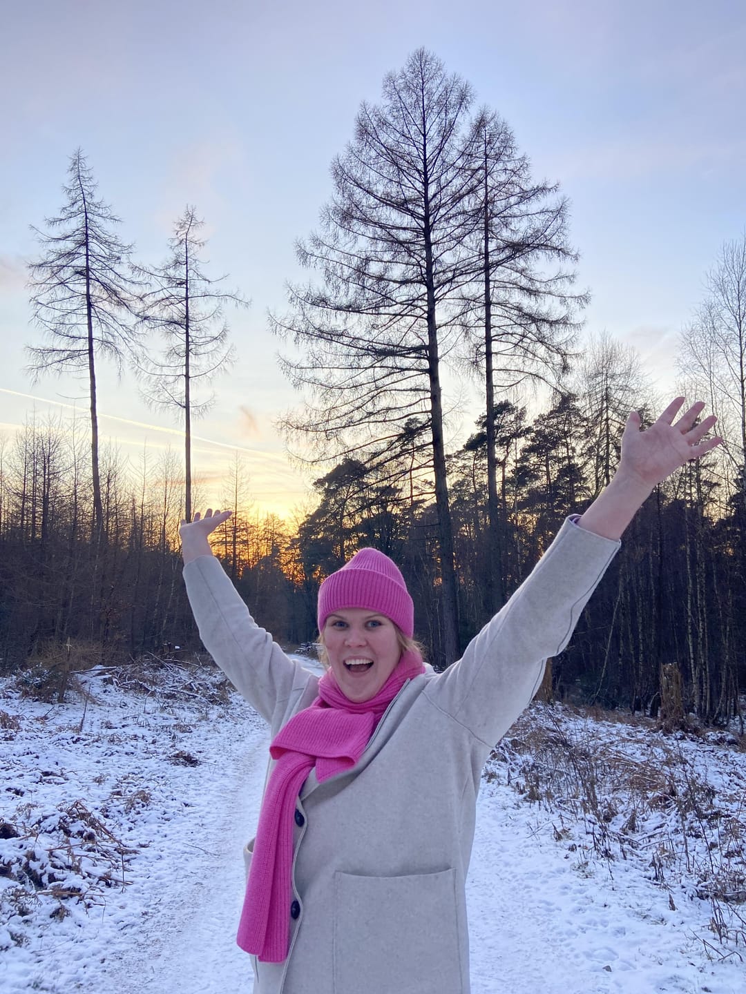 Customer photo review of CLEO - Schal | Pink