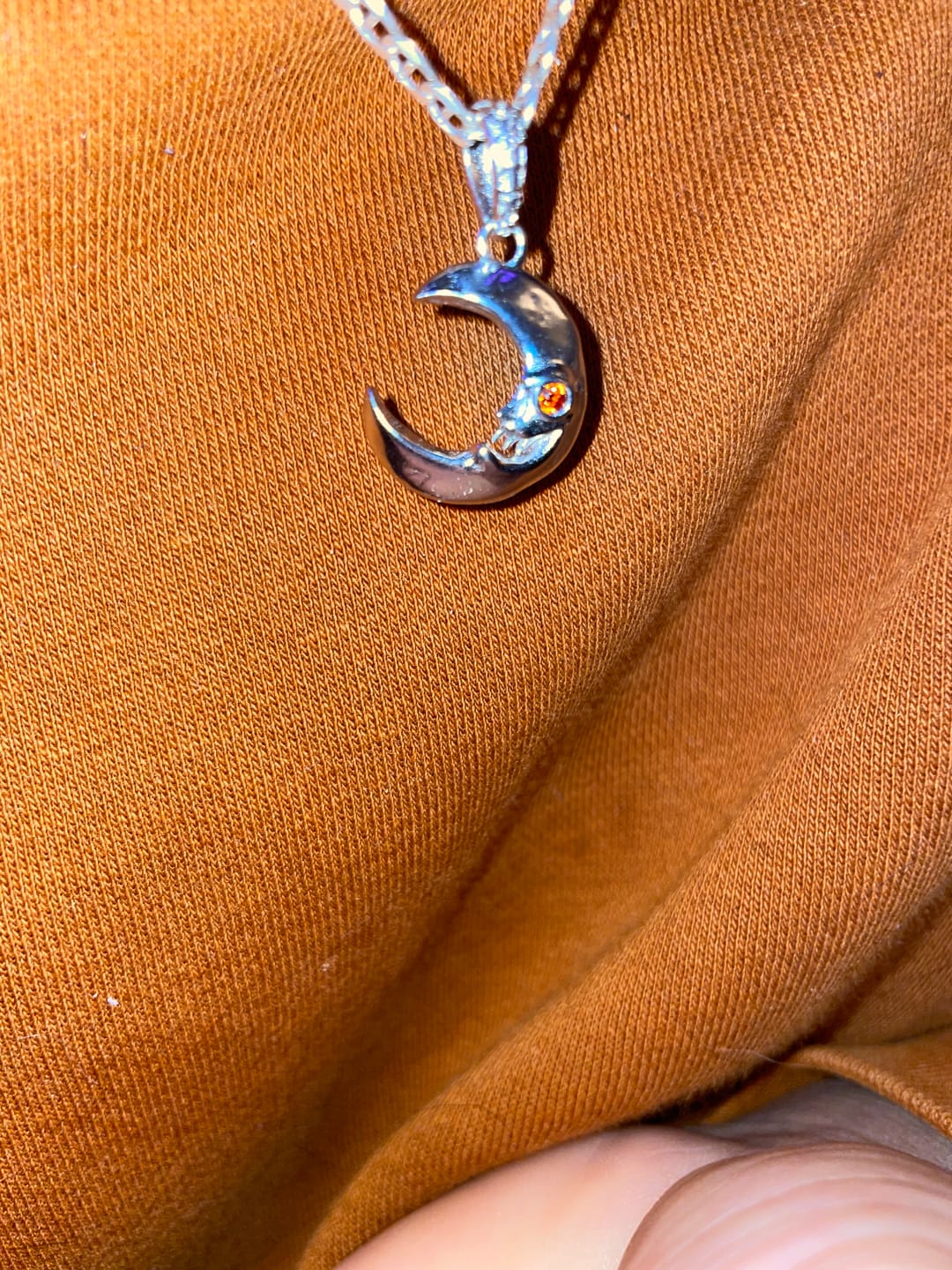 Customer photo review of LUNA THE LUNATIC LUNAR PENDANT