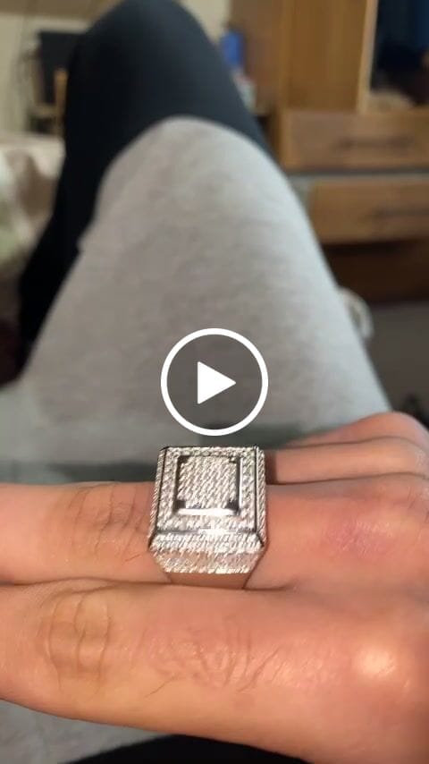 Customer video review of ICE BLOX RING. - 925 STERLING SILVER