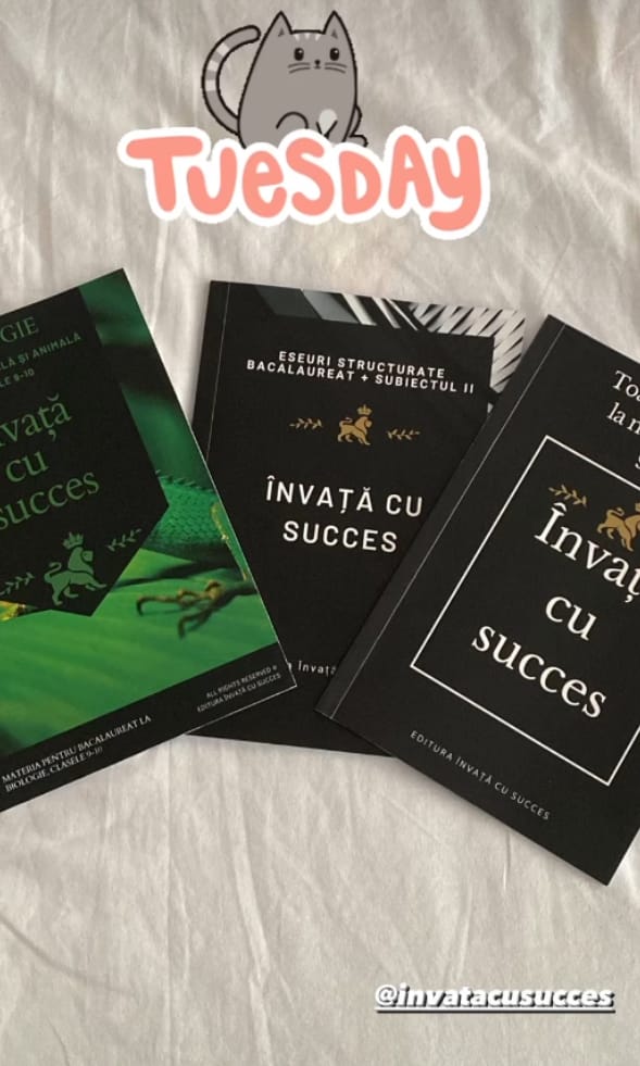 Customer photo review of Învață cu succes - Pachet Bacalaureat | Română + Matematică + Biologie 9-10