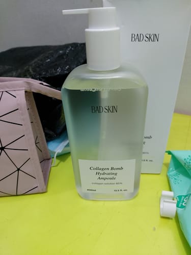 Customer photo review of Bad Skin™ Korean Collagen Bomb Hydrating Ampoule