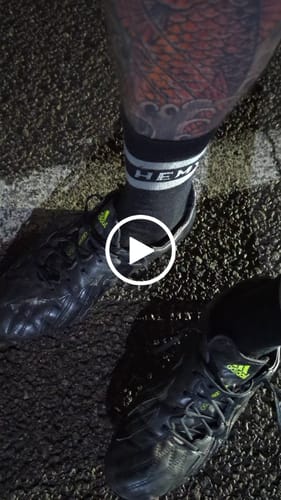 Customer video review of HEMY Nation Crew Socks